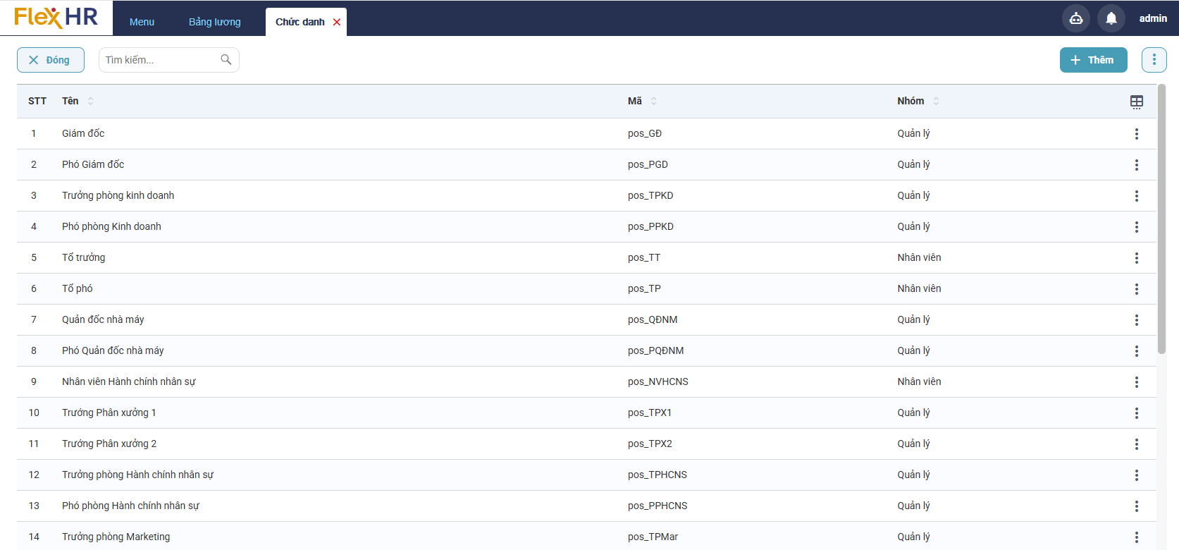 Thong tin nhan vien - Chuc danh - Danh muc.png